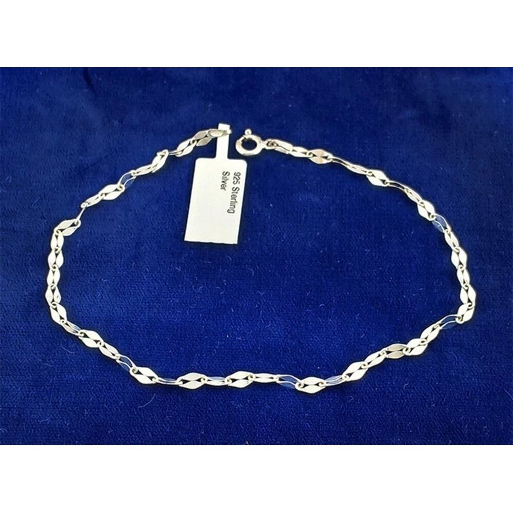 Star Ankle Bracelet .925 Sterling Silver